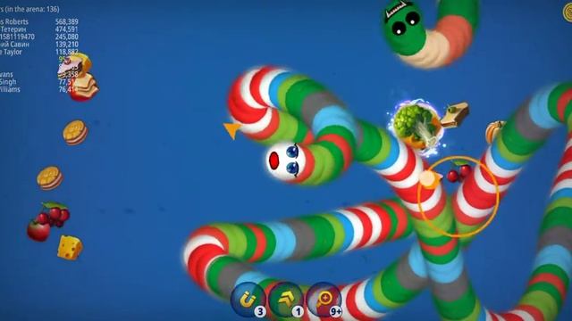WORMS.IOS || DID I REACH THE MILLIONS WEIGHT ? || SILENT PLAY смотреть онлайн
