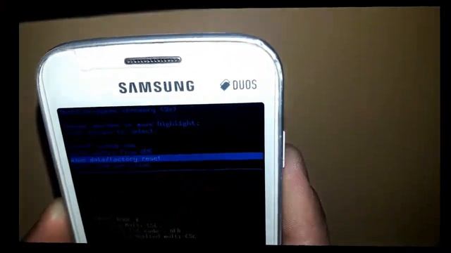 Hard Reset Samsung GT-S7262