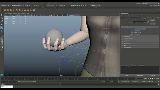 Maya 2018 Rigging / Animation tutorial : Have your character hold objects смотреть онлайн