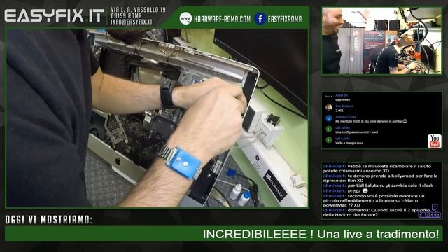 LIVE: Upgrade SSD e manutenzione varia su Imac 27' del 2011 смотреть онлайн