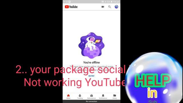 how to fix youtube error you’re offline in android phone,youtube not working hindi Urdu смотреть онлайн