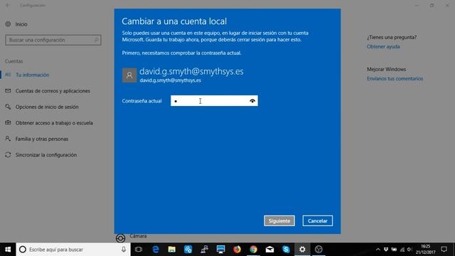 Desvincular (quitar) una cuenta de Microsoft de un PC con Windows. Iniciar sesión con cuenta local. смотреть онлайн