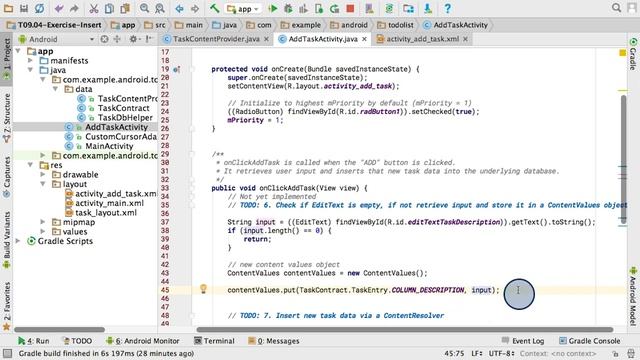 Android Tutorials by JavaCourseDrive - Hook it up to the UI | Content Providers смотреть онлайн