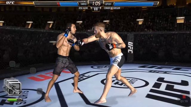 UFC(android) Демонстрация Jose Aldo Vs Conor McGregor. Просто Жесть смотреть онлайн