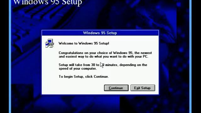 Installing Windows 95 in PCem смотреть онлайн