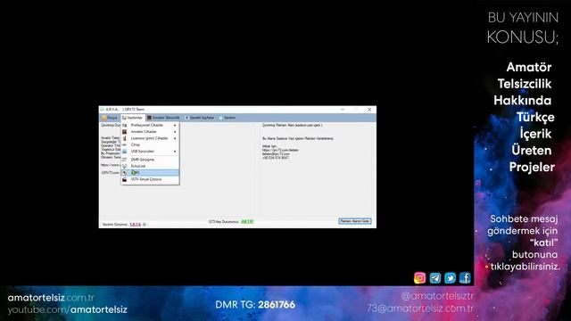 Amatör Telsiz "Live" 🎙"Amatör Telsizcilik Hakkında İçerik Üreten Projeler" || 🔴 0️⃣ 0️⃣ 8️⃣ смотреть онлайн