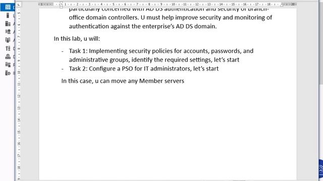 Lab Securing Active Directory Domain Services on Windows Server 2022 смотреть онлайн