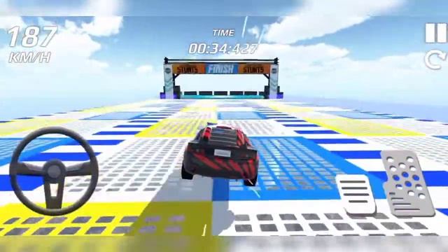 Car Stunt Races - Mega Ramp Car Game / Android Gameplay / Ios Gameplay. смотреть онлайн