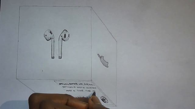 HOW TO DRAW APPLE AIRPODS |3D Art on Paper Easy Airpod Trick смотреть онлайн
