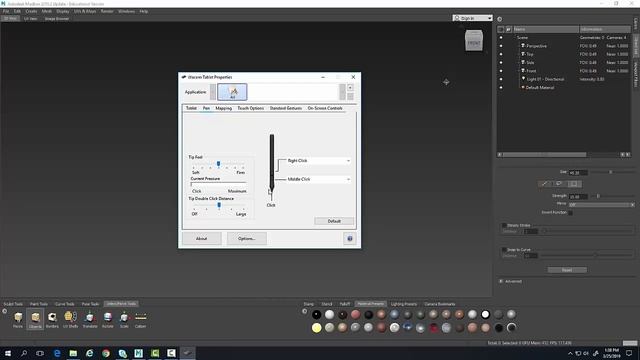 Mudbox 02 01 Configuring Your Wacom Tablet смотреть онлайн