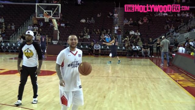 Mac Miller Warms Up For The Power 106 Celebrity Basketball Game At USC 9.11.16 смотреть онлайн