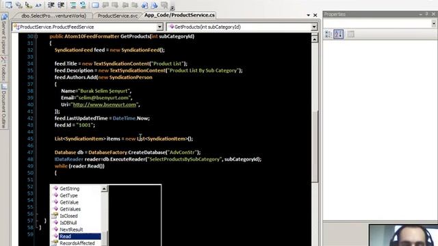 WCF REST Bölüm 1 - Atom Feed Service смотреть онлайн