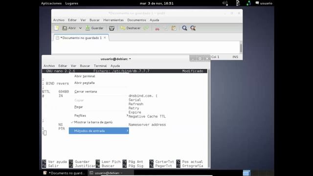 INSTALAR Y CONFIGURAR SERVIDOR DNS CON BIND 9 EN DEBIAN 7 CON CLIENTE EN WINDOWS 2008 SERVER смотреть онлайн