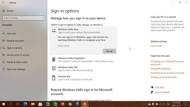 Windows Hello Face with Webcam requires a compatible camera in Windows 10 смотреть онлайн