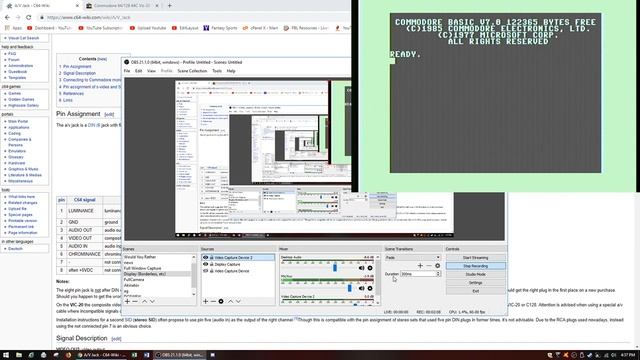 First Look, Trying out the pexhdcap2 PCIe Video Capture Card with C64 C128 WinXP смотреть онлайн