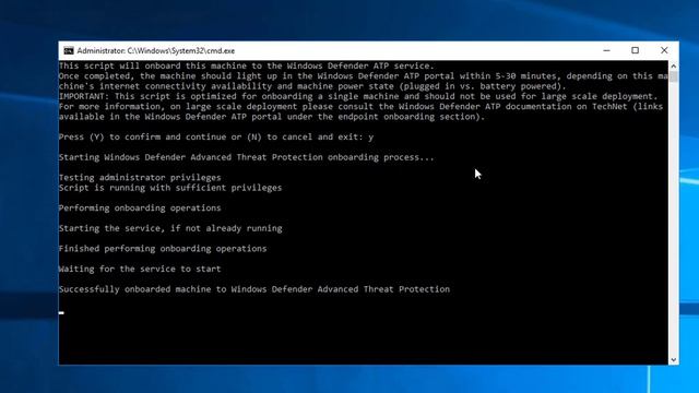 Windows Defender Advanced Threat Protection : Client onboarding смотреть онлайн