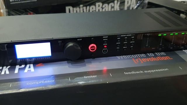 DriveRack PA2 Dbx Tutorial En Español Como Configurar Mí Procesador Digital Venue 360 Original 2023