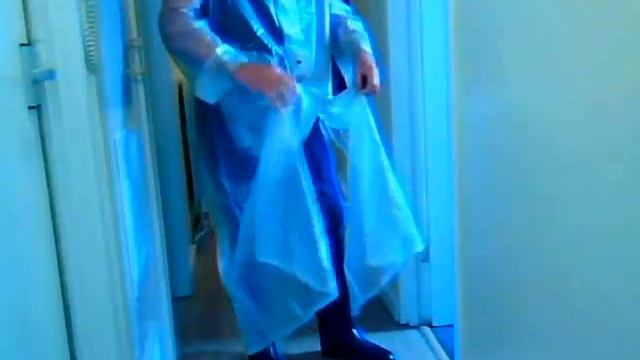 new see through plastic mac and riding boots смотреть онлайн
