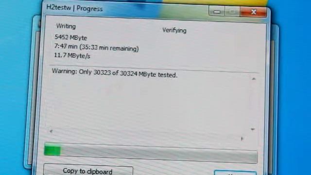 Fake Counterfeit Transcend memory SD Card H2testw Test / Карта памяти подделка проверка тест смотреть онлайн