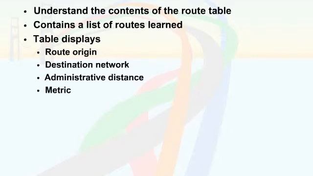 225 19 IP Routing Concepts 06 Routing Table смотреть онлайн