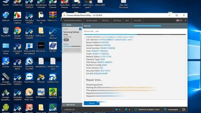 Samsung A10S A107F U8 IMEI Repair With Chimera Tool | Without Root | World First 2022 смотреть онлайн