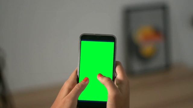Mobile Smartphone Green Screen Mockup Stock Footage No Copyright Full HD