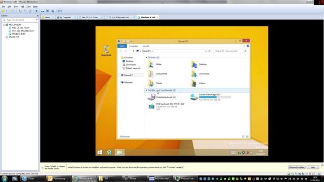 Install Windows 8.1 Pro in VMware WS 10 [GER] / Windows 8.1 Pro in VMware WS 10 installieren смотреть онлайн