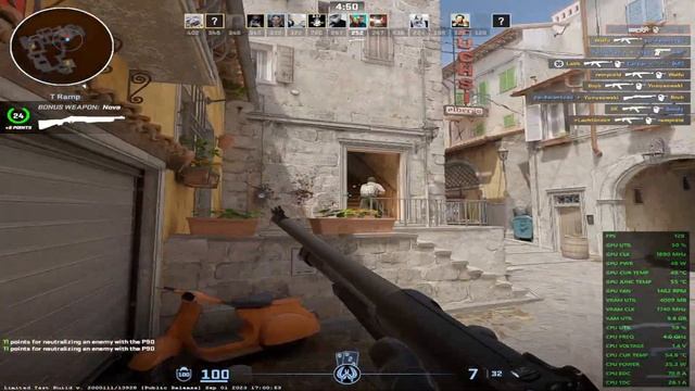 Counter Strike 2 | Ryzen 5 3600 + RX 6600