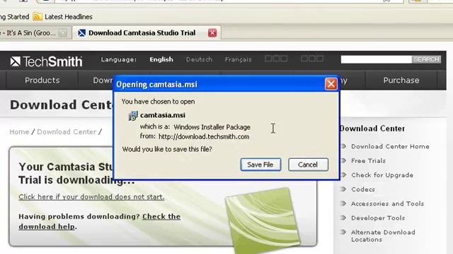 Help guide to download and install Camtasia смотреть онлайн