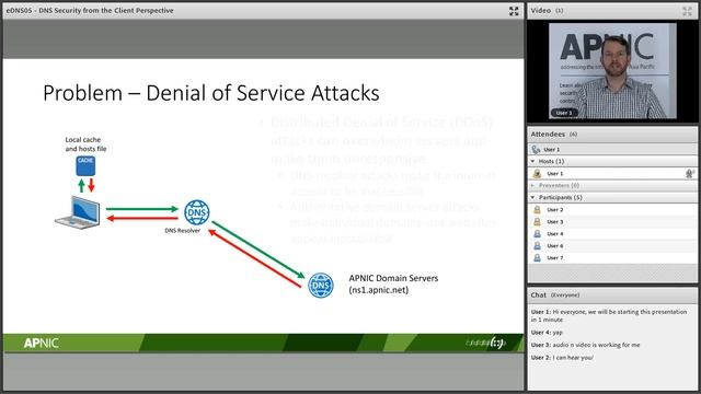 eDNS05 DNS Security from the Client Perspective 23 January 2019 смотреть онлайн