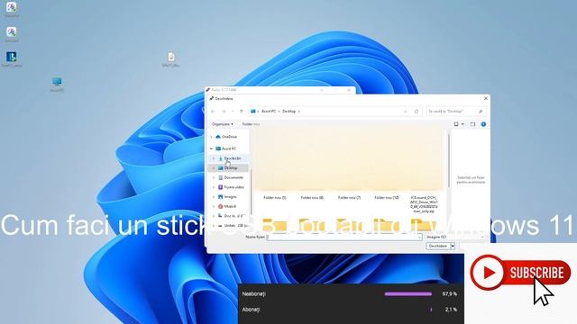 CUM SA FACI O IMAGINE ISO | CU STICK BOOTABIL | RUFUS |PARTEA 2 смотреть онлайн