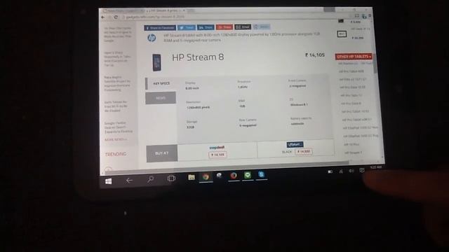 Mini Review and Unboxing: HP Stream 8 on Windows 10 Tablet смотреть онлайн