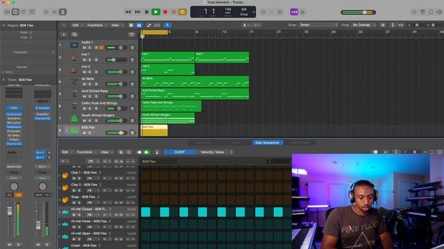 How to Make Trap Beats in Logic Pro X (Project Files Included) смотреть онлайн