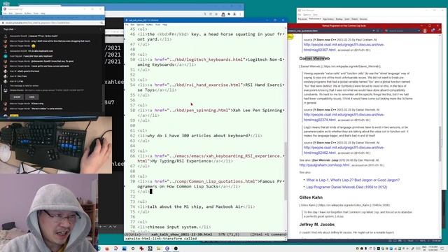 Xah Talk Show 2021-12-20 Fn Key, Poverty, Typing History, Mac vs Windows, M1 Chip, Barefoot Shoe смотреть онлайн