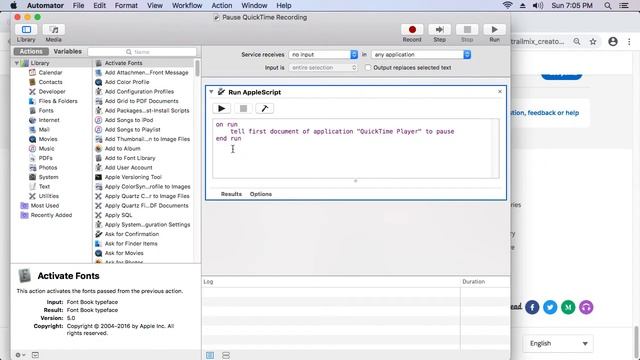 Keyboard shortcuts to Pause/Resume screen recording in QuickTime player using apple script смотреть онлайн