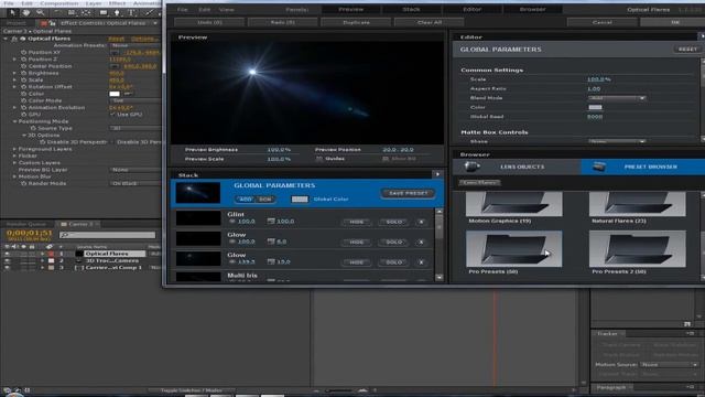 Adobe After Effects Tutorial - Optical Flares + Installation смотреть онлайн