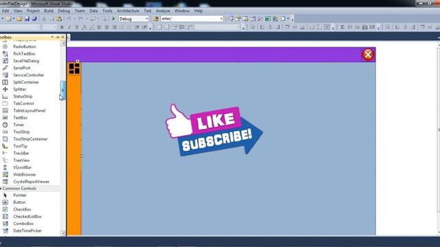 Modern Flat form with Animated Sliding Menu ,C# WinForm | CoderBaba смотреть онлайн