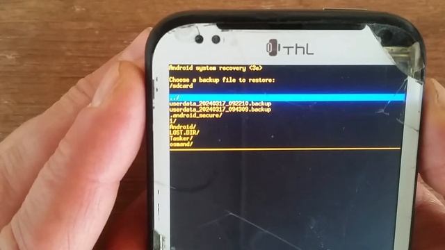 Восстановление прошивки THL W3+ смотреть онлайн