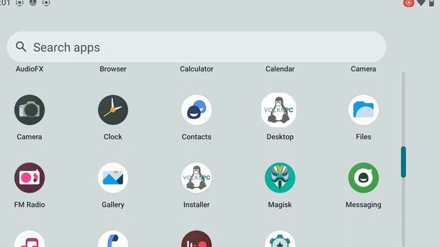 VolksPC- Linux desktop runs as an application on Android 14. смотреть онлайн