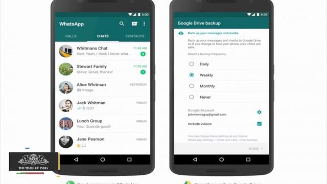 WhatsApp for Android Finally Gets Google Drive Backup Option смотреть онлайн