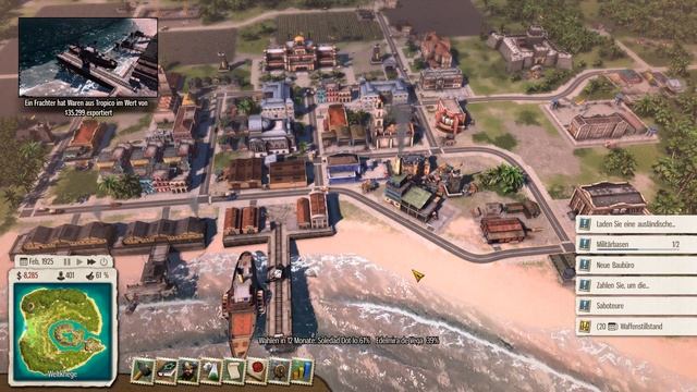 Tropico 5 - Kampagne - Mission 3: Das halten wir durch! - Teil 3 [ sehr schwer / Deutsch / German ] смотреть онлайн
