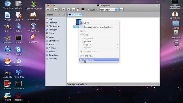 Macbuntu Quick look смотреть онлайн