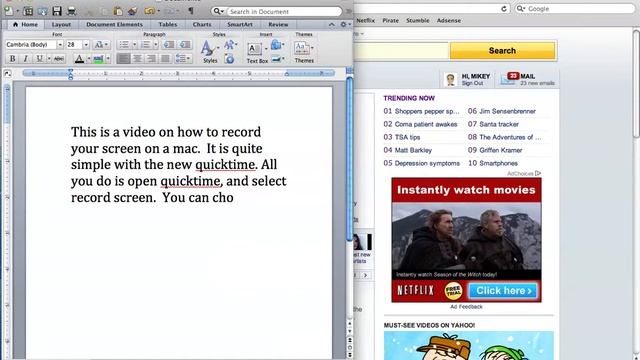 How to Screen Record on a Mac 2013 смотреть онлайн