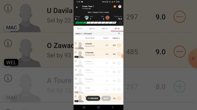 MAC vs WEL Football team Dream11 prediction win смотреть онлайн
