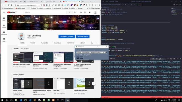 Python Script - URL Shorter смотреть онлайн