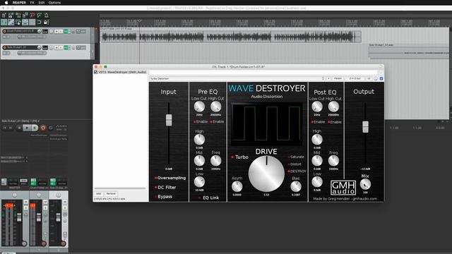 Wave Destroyer Demo - Free VST/AU Plugin смотреть онлайн