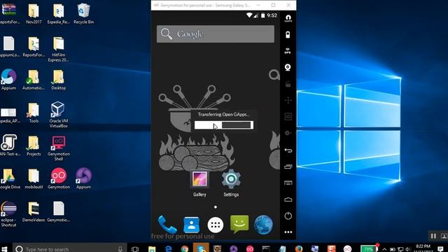 Genymotion Beginner Tutorial 2 - How to install Chrome, Google Play on Genymotion android emulator смотреть онлайн