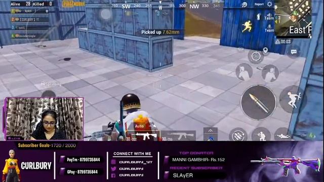 🔴 CURLBURY IS LIVE : PUBG MOBILE | ROAD TO 2K | SUBSCRIBERS GAME !! ❤️ смотреть онлайн