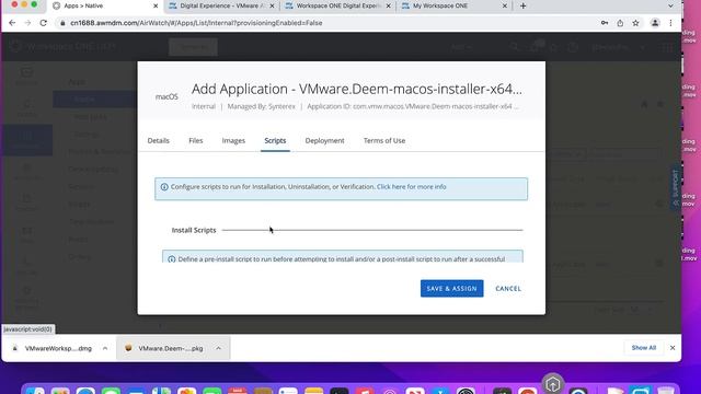 Deploying the Workspace ONE DEEM Client for MacOS смотреть онлайн