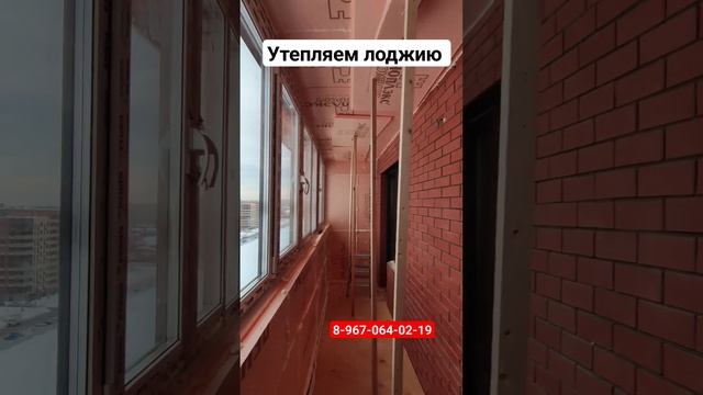 Утепляем лоджию в ЖК Новое Пушкино/Ремонт балкона #shortvideo #shortsvideo смотреть онлайн